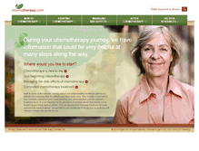 Tablet Screenshot of chemotherapy.com